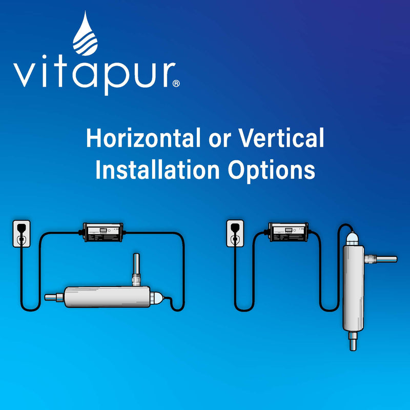 Vitapur 7 gpm Whole Home UV Water Disinfection System Under Sink Filtration Vitapur   