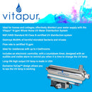 Vitapur 15 gpm Whole Home UV Water Disinfection System UV Disinfection Vitapur