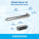 Vitapur 25 gpm Whole Home UV Water Disinfection System UV Purification Vitapur