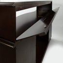 Pleasant Hearth - Merrill Electric Media Fireplace - Merlot Finish Electric Fireplaces Pleasant Hearth