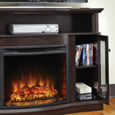 Pleasant Hearth - Elliott Electric Media Fireplace - Merlot Finish Electric Fireplaces Pleasant Hearth