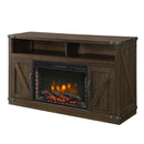 Muskoka 53" Aberfoyle Media Electric Fireplace - Rustic Brown Electric Fireplaces Muskoka