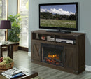 Muskoka 53" Aberfoyle Media Electric Fireplace - Rustic Brown Electric Fireplaces Muskoka