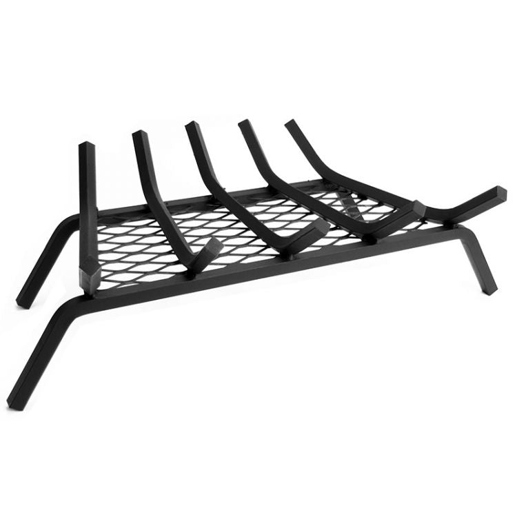 Pleasant Hearth - 1/2 in. steel grate- 21 in. 5 bar with ember retainer Grates Pleasant Hearth   