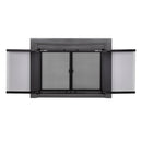 Pleasant Hearth - Craton Fireplace Glass Firescreen Glass Doors Pleasant Hearth