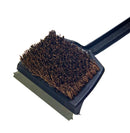 18" Flat Top Grill Brush w. Palmyra Bristles and Stainless Steel Scraper Grill Accessories Dyna-Glo