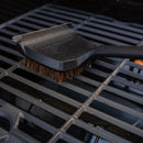18" Flat Top Grill Brush w. Palmyra Bristles and Stainless Steel Scraper Grill Accessories Dyna-Glo