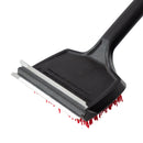 18" Flat Top Grill Brush w. Nylon Bristles and Stainless Steel Scraper Grill Accessories Dyna-Glo