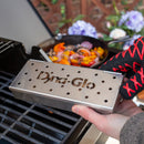 Hinged Stainless Steel Wood Chip Smoker Box Grill Accessories Dyna-Glo