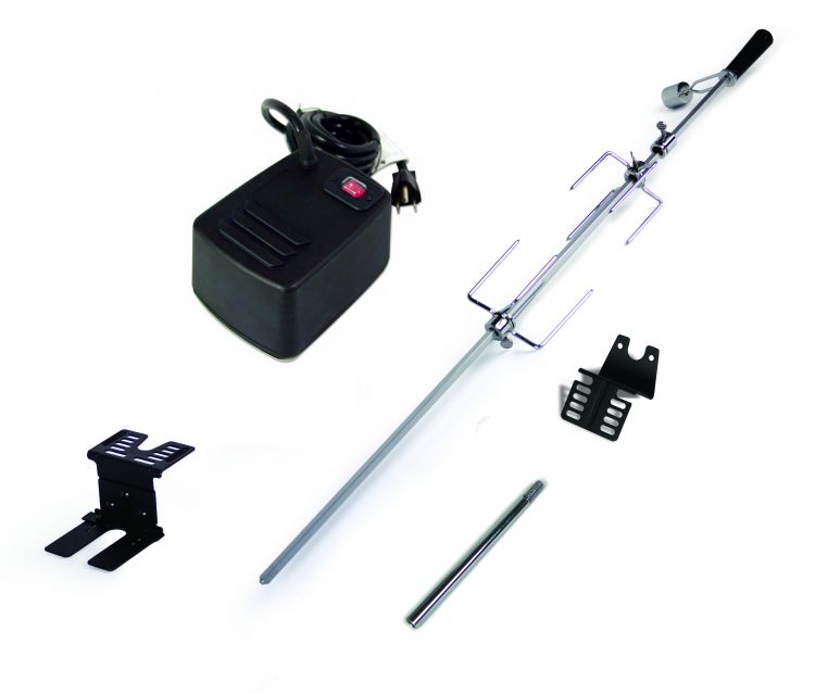 Dyna-Glo Universal Heavy Duty  Rotisserie Kit for Grills Grill Accessories Dyna-Glo