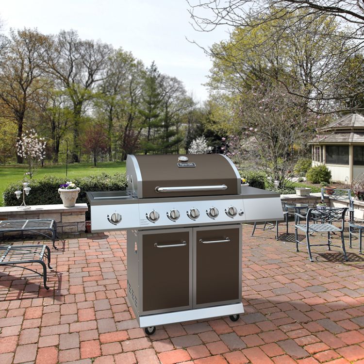 Dyna-Glo 5 Burner Bronze LP Gas Grill