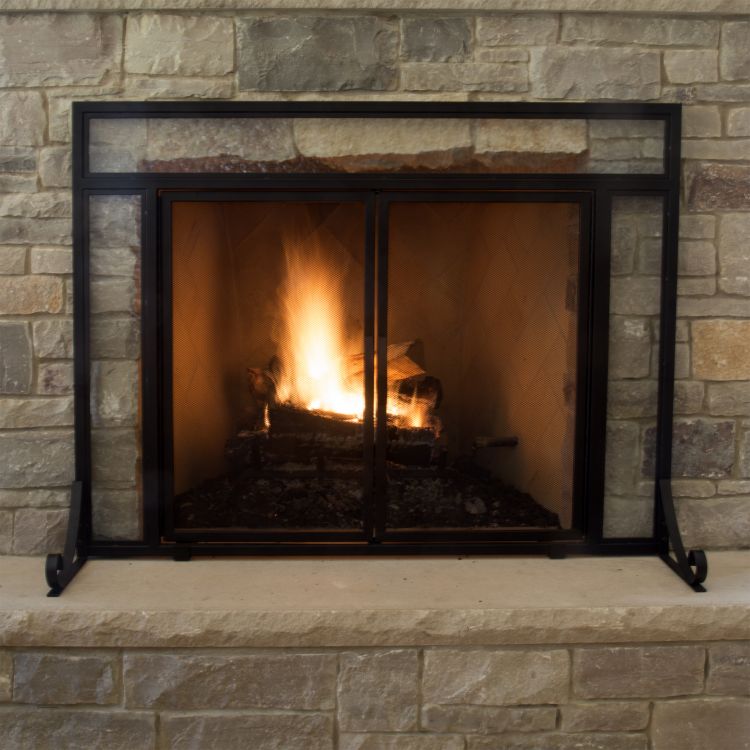 Manchester Fireplace Screen (Large Size) Fireplace Accessories Pleasant Hearth