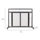 Manchester Fireplace Screen (Petite Size) Fireplace Accessories Pleasant Hearth