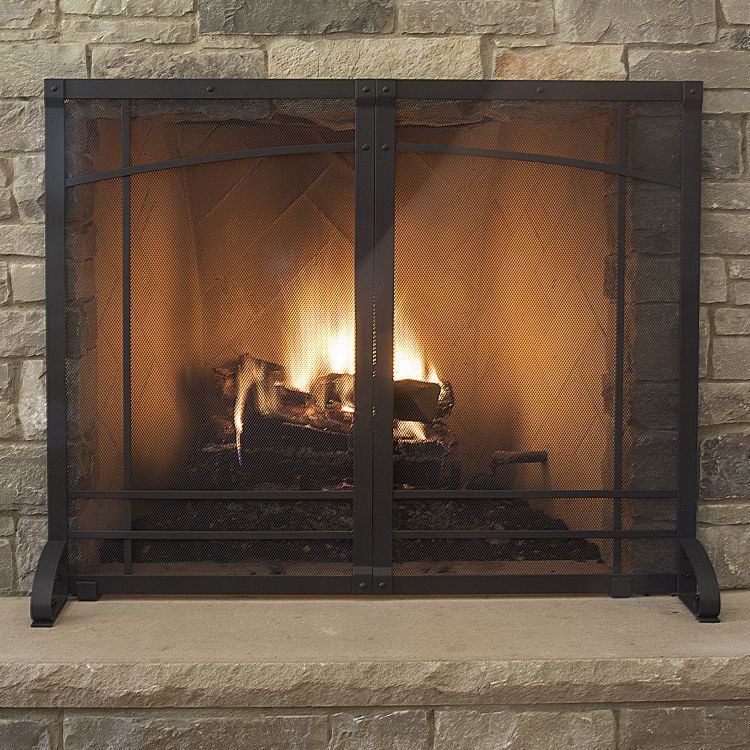 Amherst Fireplace Screen Fireplace Accessories Pleasant Hearth