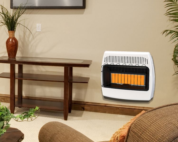 Dyna-Glo 30,000 BTU Natural Gas Vent Free Infrared Wall Heater Wall Heaters Dyna-Glo   