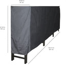 12 ft. Full Polyester Log Rack Cover Log Storage Racks Pleasant Hearth