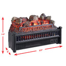 Pleasant Hearth - Electric Log Insert with Heater Electric Fireplaces Pleasant Hearth