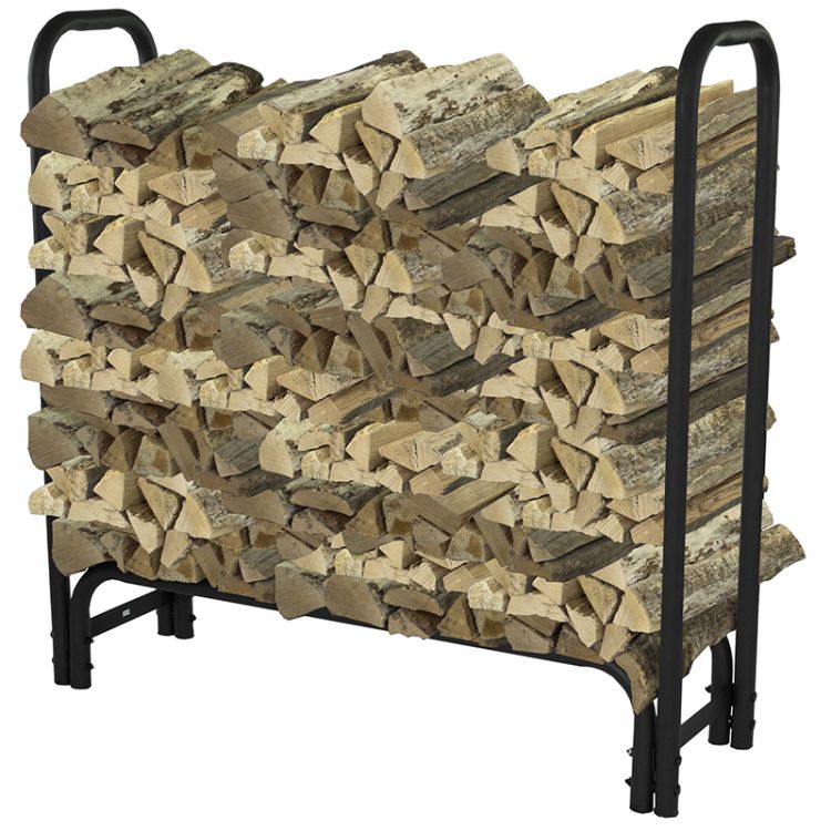 4 ft. Log Rack 32mm Log Storage Racks Pleasant Hearth   