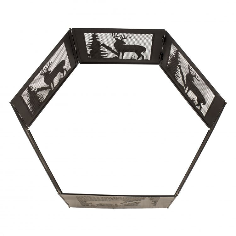Deer Mountain Folding Fire Ring Fire Pits Pleasant Hearth   