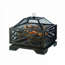 Martin 26" Square Deep Bowl Fire Pit Pleasant Hearth Pleasant Hearth