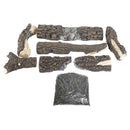 Pleasant Hearth 18" Dual Fuel Wildwood Vent Free Gas Log Set 30,000 BTU Gas Logs Pleasant Hearth
