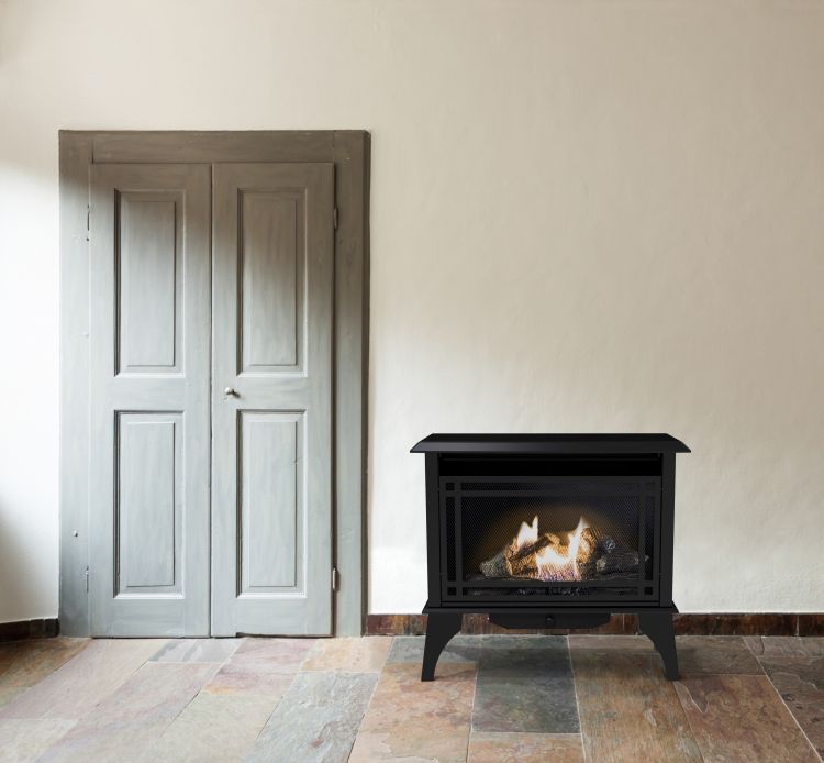 Pleasant Hearth 30,000 BTU 32 in. Intermediate Vent Free Gas Stove Vent Free Stoves Pleasant Hearth