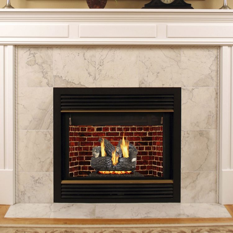 Pleasant Hearth 18" Arlington Ash Vented Gas Log Set 45,000 BTU's Gas Logs Pleasant Hearth