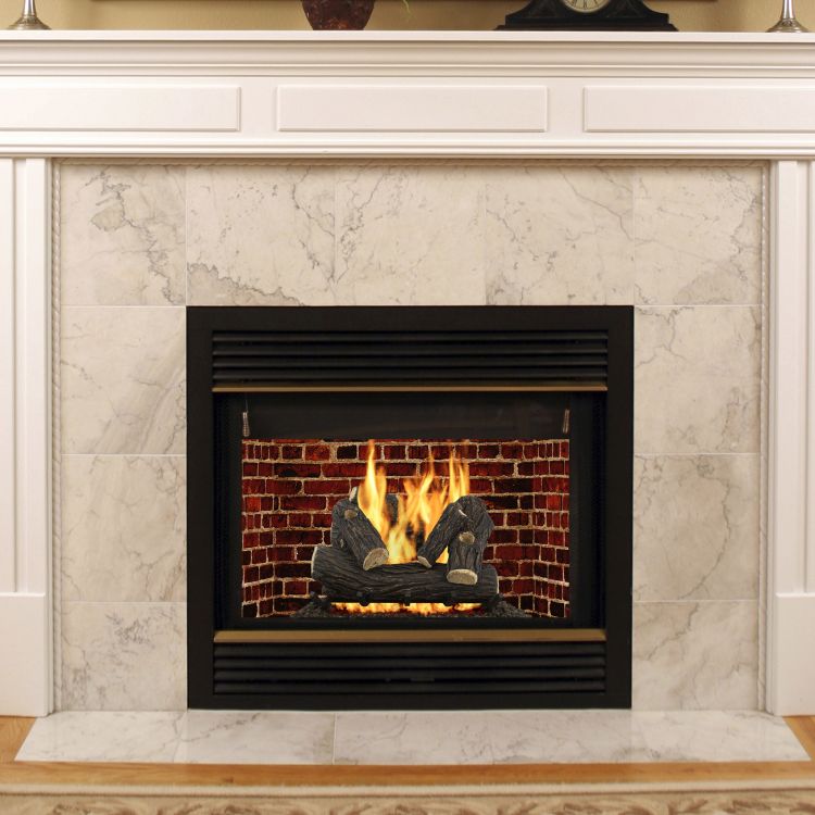 Pleasant Hearth 24 Willow Oak Vented Gas Log Set 55,000 BTU's