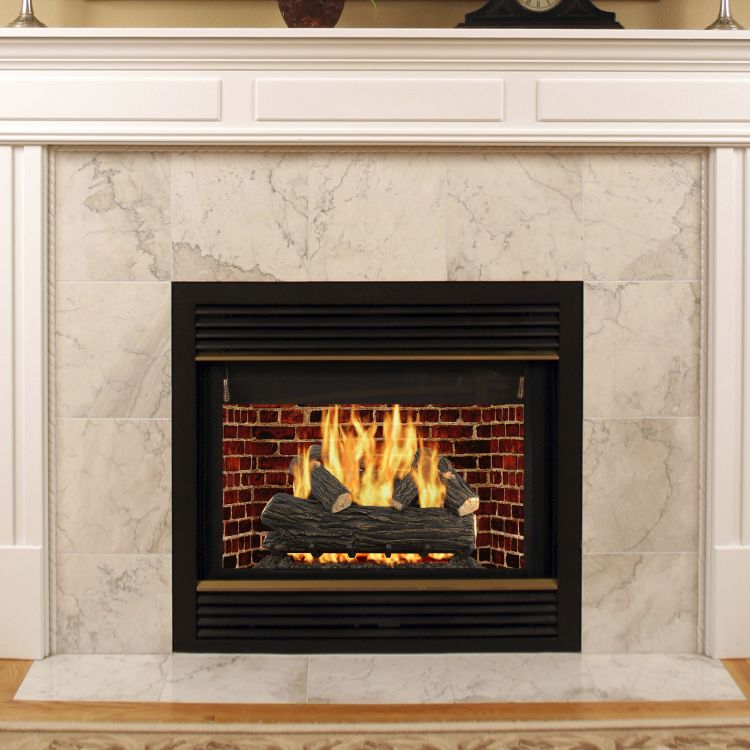 Pleasant Hearth 30 Willow Oak Vented Gas Log Set 65,000 BTU's