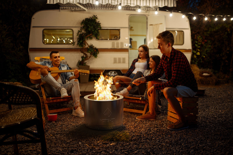 Less Smoke The HotShot™ Smokeless Fire Pit - Tips for use