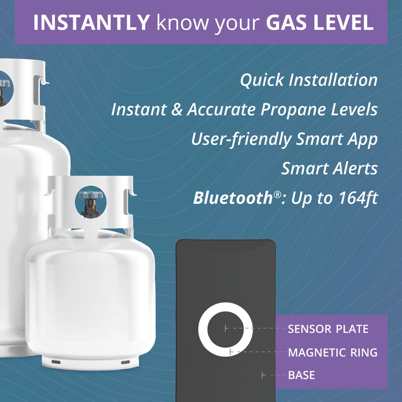 EchoCheck Smart Propane Gas Tank Sensor EchoCheck ECHOCHECK   