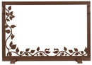 Design Specialties Ivy Glass Fireplace Screen 43 X 32 Solar Bronze Fireplace Accessories GHP Group Inc