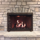Design Specialties Ivy Glass Fireplace Screen 43 X 32 Solar Bronze Fireplace Accessories GHP Group Inc