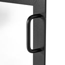 Design Specialties Northwoods Glass Fireplace Screen 38 X 26 Textured Black Fireplace Accessories GHP Group Inc