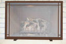 Design Specialties Craftsman Fireplace Screen 38 X 26 Solar Bronze Fireplace Accessories GHP Group Inc
