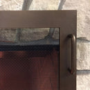Design Specialties Ivy Fireplace Screen 43 X 32 Solar Bronze Fireplace Accessories GHP Group Inc
