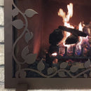 Design Specialties Ivy Fireplace Screen 43 X 32 Solar Bronze Fireplace Accessories GHP Group Inc