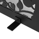 Design Specialties Ivy Fireplace Screen 38 X 26 Textured Black Fireplace Accessories GHP Group Inc