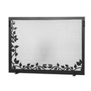 Design Specialties Ivy Fireplace Screen 43 X 32 Textured Black Fireplace Accessories GHP Group Inc