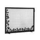 Design Specialties Ivy Fireplace Screen 38 X 26 Textured Black Fireplace Accessories GHP Group Inc
