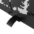Design Specialties Northwoods Fireplace Screen 38 X 26 Textured Black Fireplace Accessories GHP Group Inc