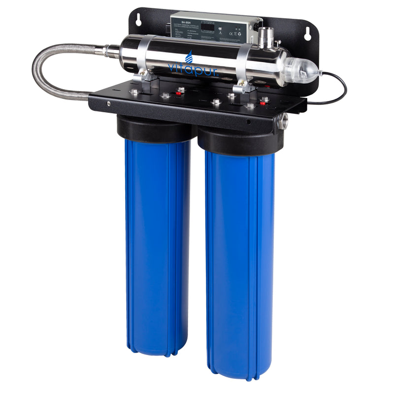 Vitapur 15 gpm Whole Home UV Rack Water Disinfection & Filtration System UV Purification Vitapur   