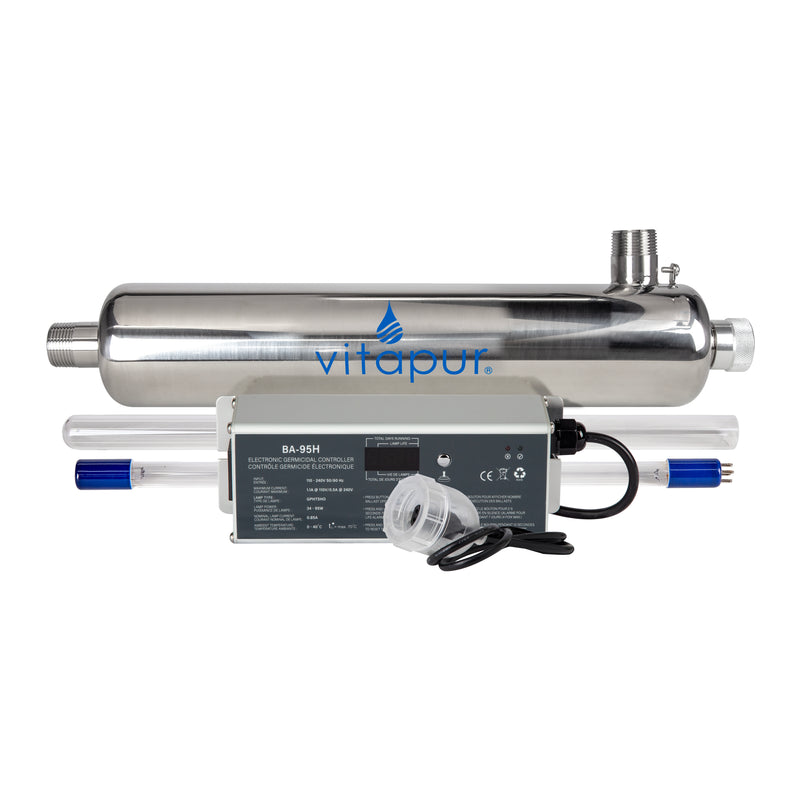 Vitapur 25 gpm Whole Home UV Water Disinfection System UV Purification Vitapur   