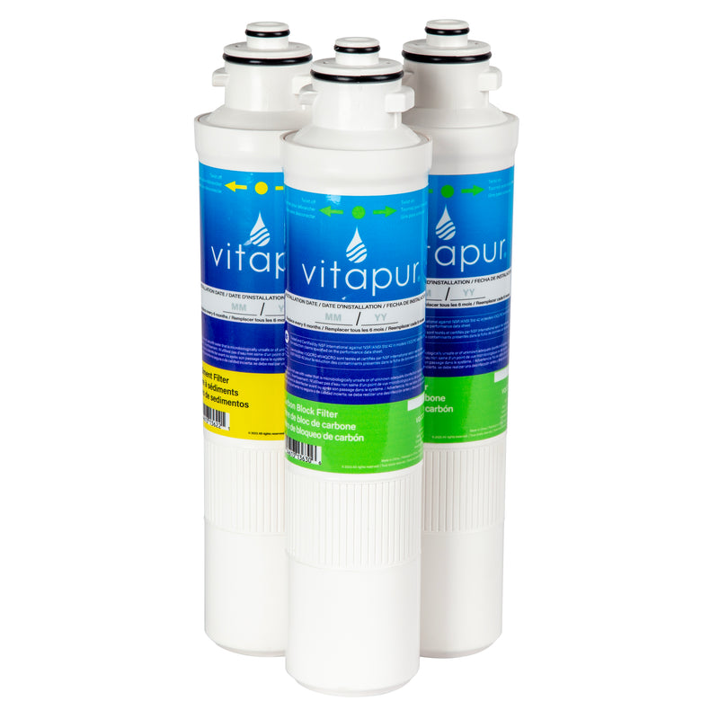 Vitapur Filter Replacement Kit for PQC4RO Under Sink Filtration Vitapur   