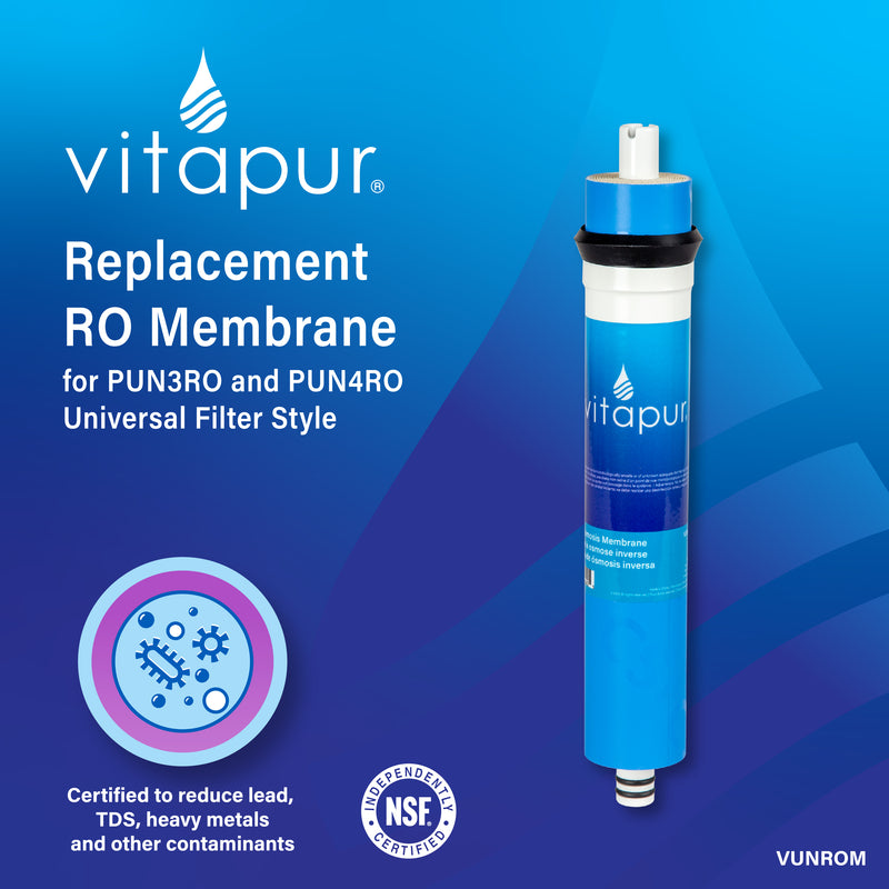 Vitapur Universal RO Membrane Under Sink Filtration Vitapur   