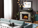 42" Sable Mills Electric Fireplace -Grey Faux Stone Mantel Electric Fireplaces Muskoka   