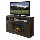 Muskoka 53" Aberfoyle Media Electric Fireplace - Rustic Brown Electric Fireplaces Muskoka   