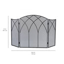 Pleasant Hearth - Gothic Fireplace Screen Fireplace Accessories Pleasant Hearth   