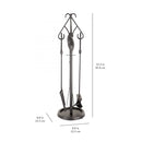 Pleasant Hearth - Gothic 5 PC Fireplace  Toolset Fireplace Accessories Pleasant Hearth   