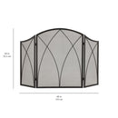 Pleasant Hearth - Arched Fireplace Screen Fireplace Accessories Pleasant Hearth   